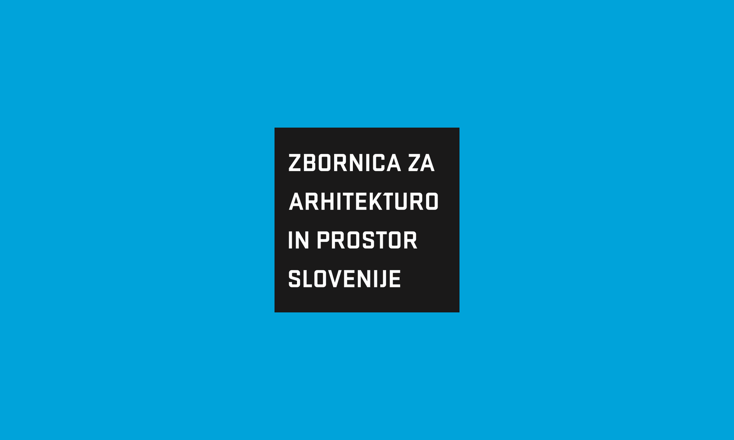 Logotip Zbornice za arhitekturo in prostor Slovenije